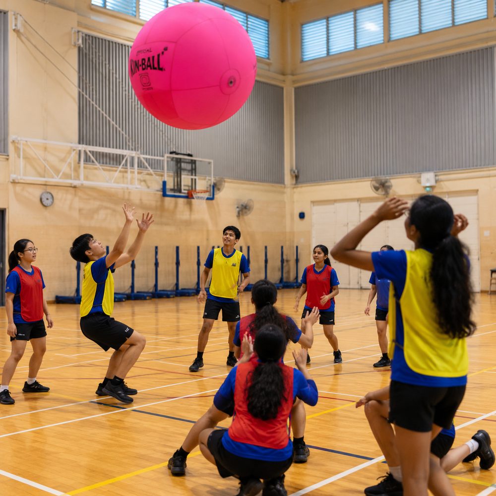 Kin-Ball programme by Momentum Academy in Singapore