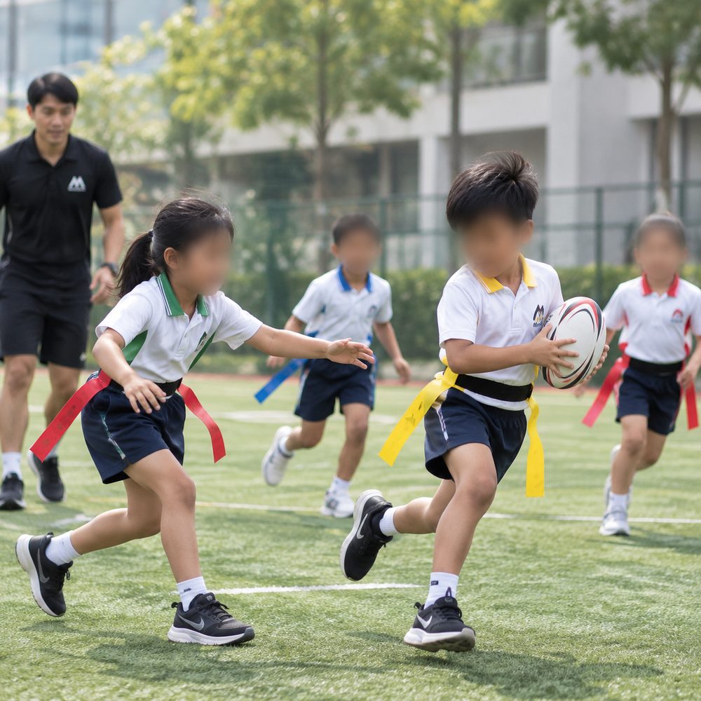Tag Rugby programme by Momentum Academy in Singapore